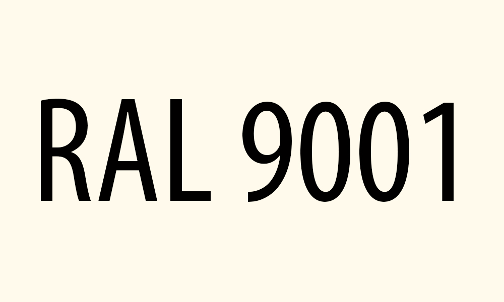RAL 9001 Cremeweiß