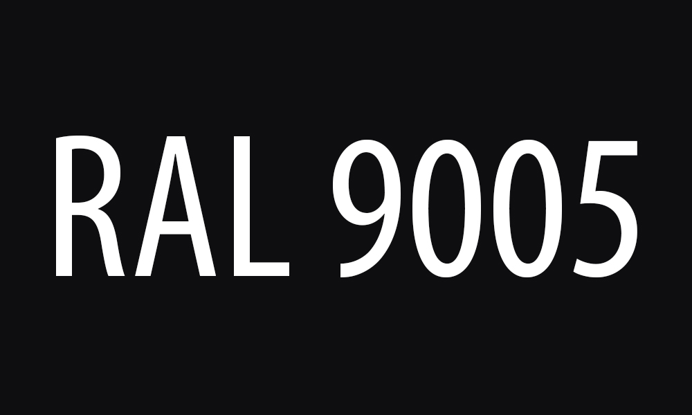 RAL 9005 Tiefschwarz